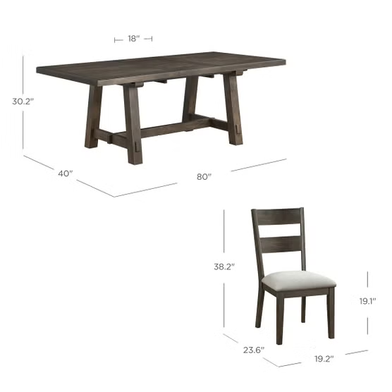 Brinley 7-piece Dining Table Set - Image 6