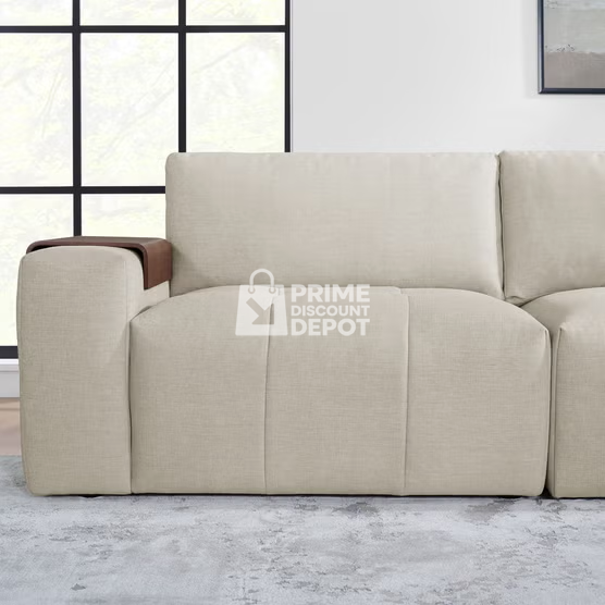 Paige 6-Piece Modular Fabric Sectional - Image 4