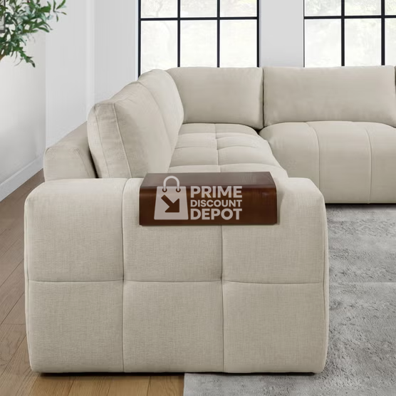 Paige 6-Piece Modular Fabric Sectional - Image 5