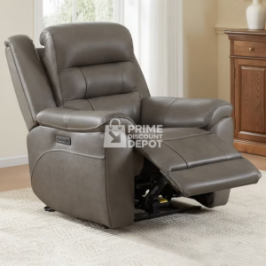 Mason Leather Power Recliner with Power Headrest