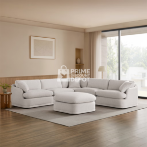 Aiden & Ivy Hartley 6-Piece Fabric Modular Sectional