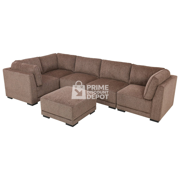Belize 6-Piece Fabric Modular Sectional – upto 90% OFF