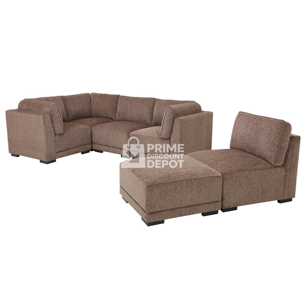 Belize 6-Piece Fabric Modular Sectional – upto 90% OFF