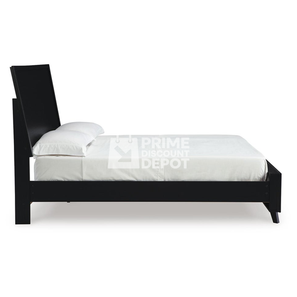 Danziar Queen Panel Bed with Framed Panel Footboard - Image 5