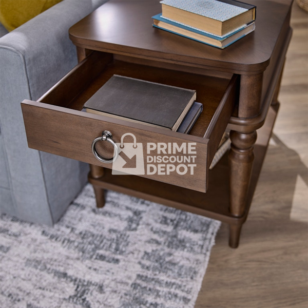 Bellevue End Table — Whiskey Brown - Image 5